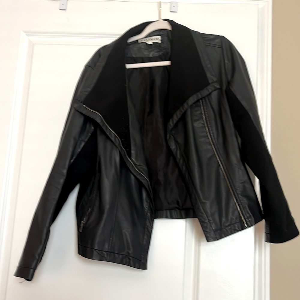 COPY - 💥$5 FLASH SALE 💥
 Faux leather jean jacket